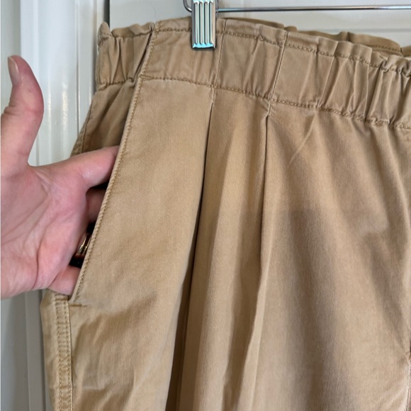 LOFT Tan Wide Leg Pants - Picture 3 of 7